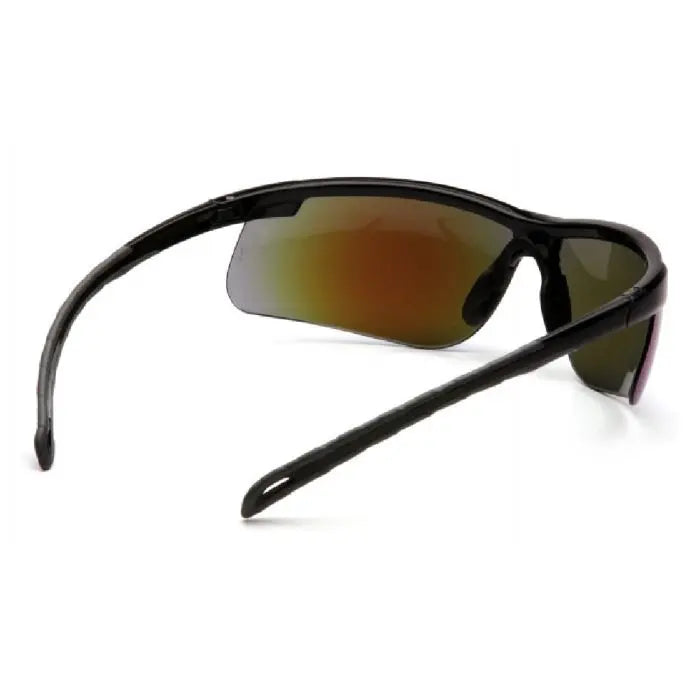 Pyramex Ever-Lite SB8665D Safety Glasses, Ice Blue Mirror Lens, Black Frame, One Size, Box of 12