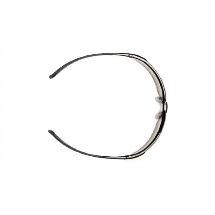 Pyramex Ever-Lite SB8680DT Safety Glasses, Indoor Outdoor Mirror Anti Fog Lens, Black Frame, One Size, Box of 12