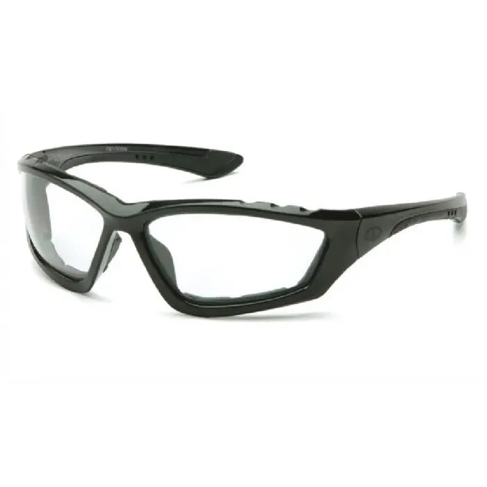Pyramex Accurist SB8710DTP Safety Glasses, Clear Anti Fog Lens, Black Padded Frame, One Size, Box of 12