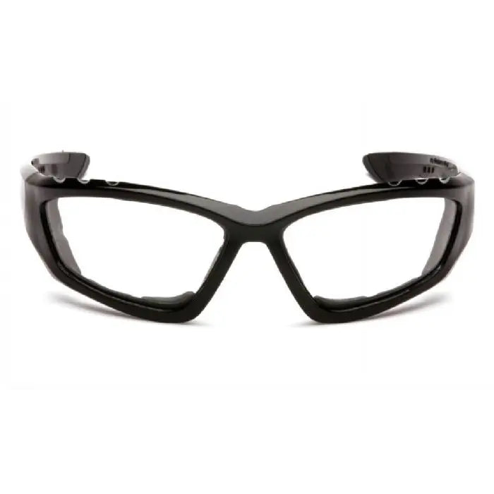 Pyramex Accurist SB8710DTP Safety Glasses, Clear Anti Fog Lens, Black Padded Frame, One Size, Box of 12