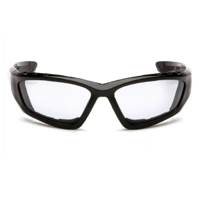 Pyramex Accurist SB8725DTP Safety Glasses, Light Gray Anti Fog Lens, Black Padded Frame, One Size, Box of 12