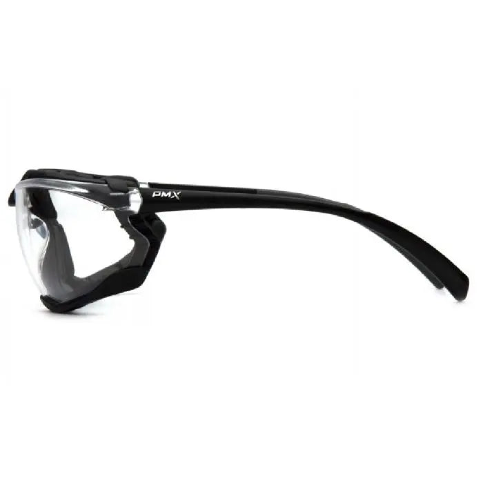 Pyramex Proximity SB9310STM Safety Glasses, Clear H2Max Anti Fog Lens, Black Frame, One Size, Box of 12