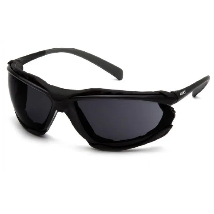 Pyramex Proximity SB9323STM Safety Glasses, Dark Gray H2Max Anti Fog Lens, Black Frame, One Size, Box of 12
