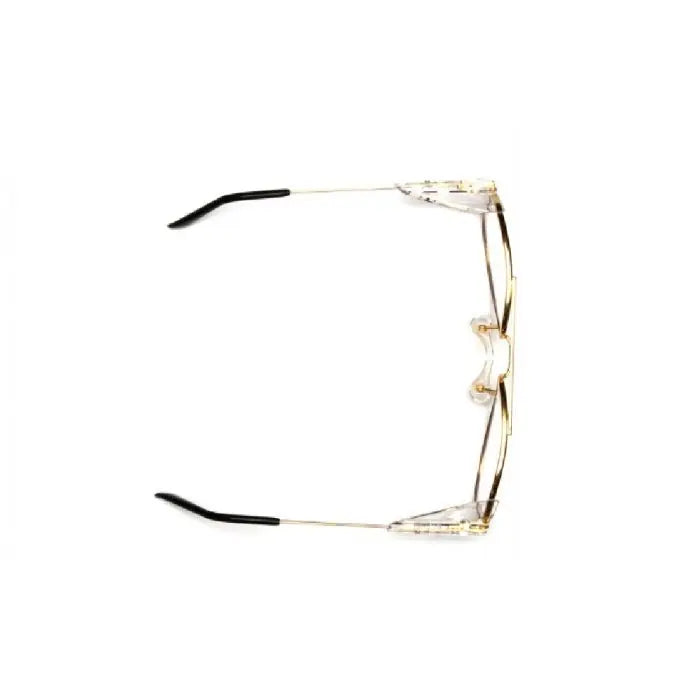 Pyramex Pathfinder SG310A Safety Glasses, Clear Lens, Gold Metal Frame, One Size, Box of 12