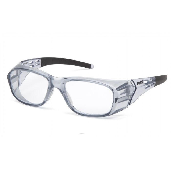 Pyramex Emerge Plus SG9810R15 Full Reader, Clear +1.5 Lens, Translucent Gray Frame, One Size, Box of 6