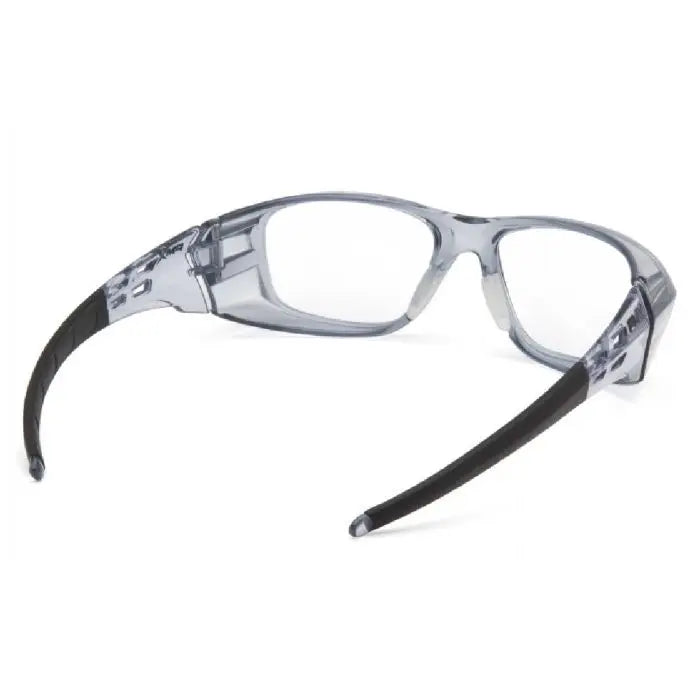 Pyramex Emerge Plus SG9810R15 Full Reader, Clear +1.5 Lens, Translucent Gray Frame, One Size, Box of 6