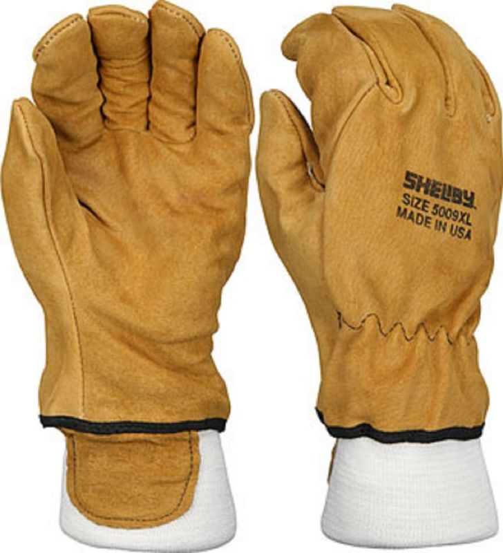 Shelby 5009 Structural Fire Glove, Wristlet Cuff, Pack of 6