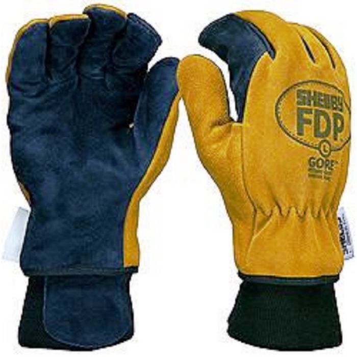 Shelby 5225FDP Pigskin Fire Glove, Wristlet Cuff, Pack of 6