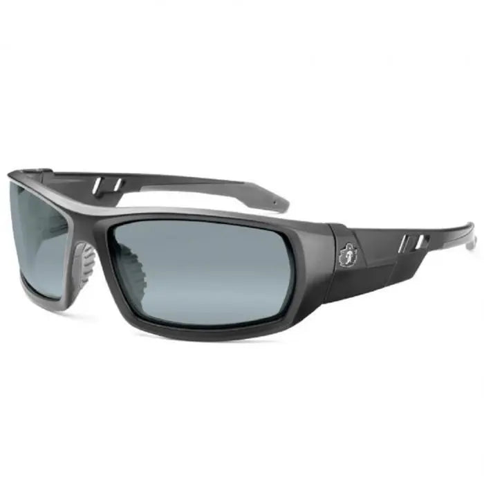 Ergodyne Skullerz Odin Safety Glasses, Matte Black Frame, Silver Mirror Lens, 1 Each