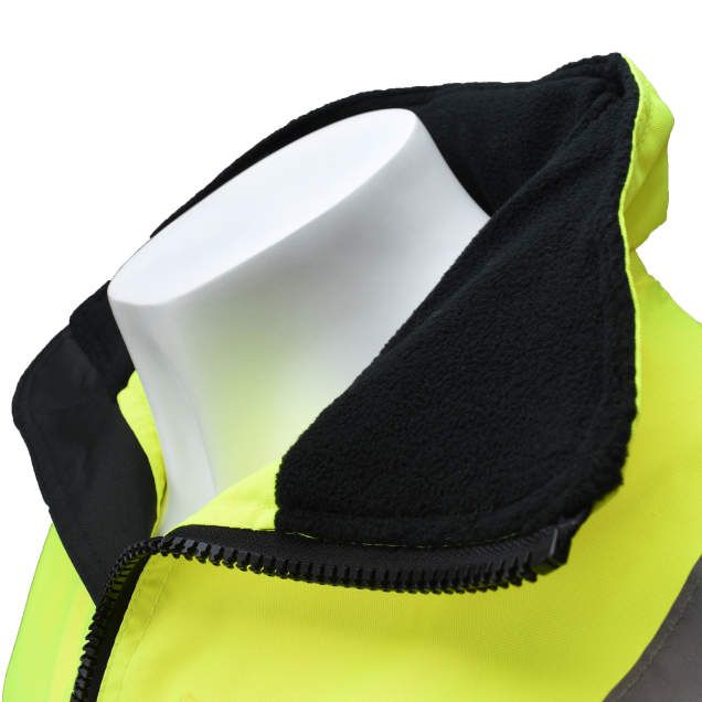 Radians SJ110B-3ZGS Class 3 Two-in-One High Visibility Bomber Safety Jacket, Hi-Vis Green/Black, 1 Each