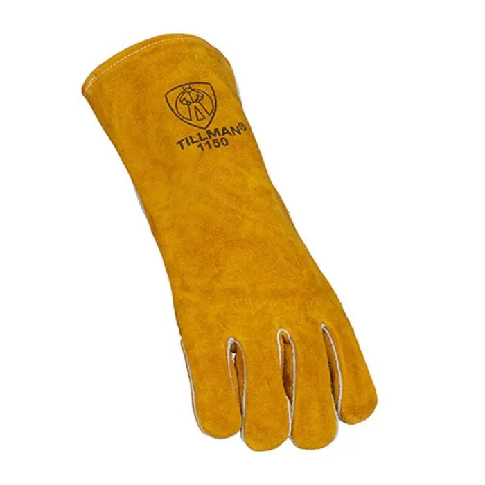 Tillman 1150 Premium Select Side Split Cowhide Stick Welding Glove, Bourbon Brown, X-Large, Case of 48 Pairs