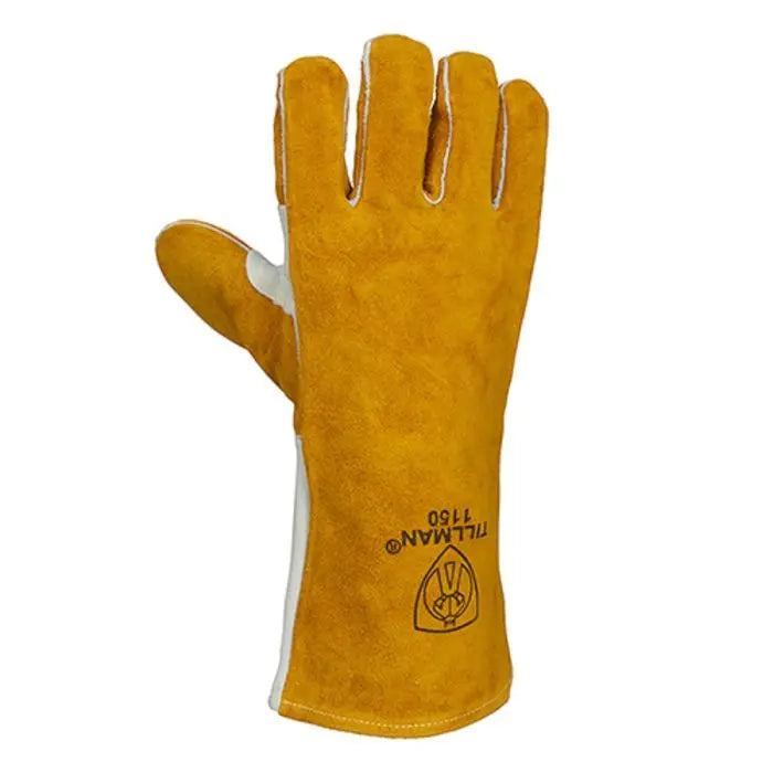 Tillman 1150 Premium Select Side Split Cowhide Stick Welding Glove, Bourbon Brown, X-Large, Case of 48 Pairs