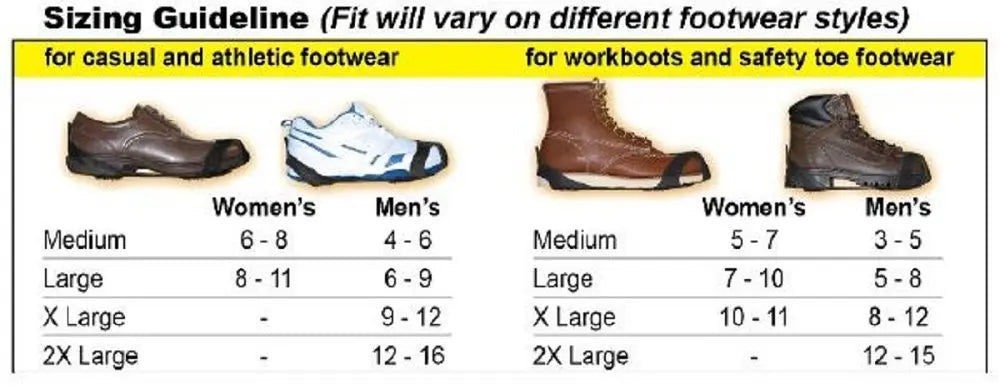 Tingley 1150 Winter-Tuff Ice Traction Spikes, 1 Pair