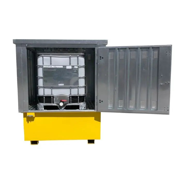 UltraTech 1185 IBC Hard Top Steel Model, Yellow/Silver, One Size, 1 Each