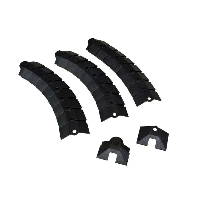 UltraTech 1802 Sidewinder Cable Protection System with Endcaps, Black, Small, 1 Each