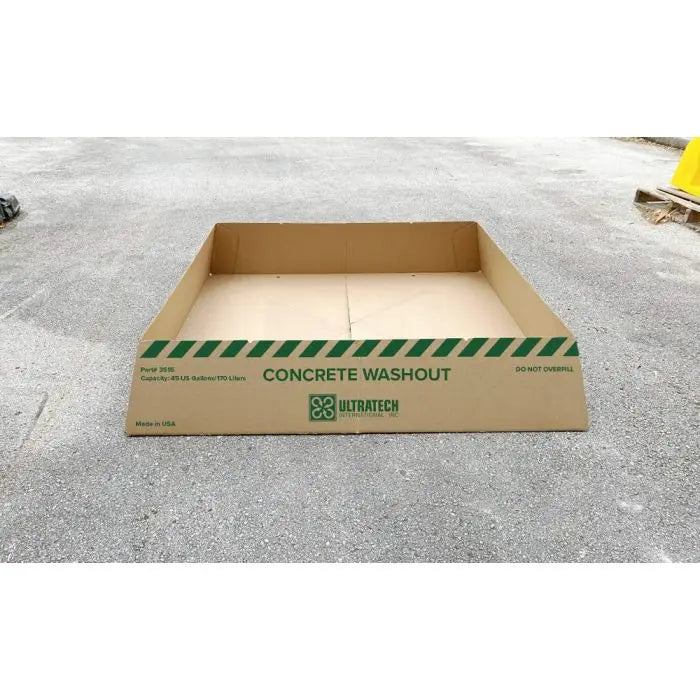 UltraTech 3515 Concrete Washout Berm Economy Model, Tan, 2.5 x 2.5 Feet, 1 Each