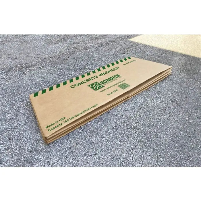 UltraTech 3516 Concrete Washout Berm Economy Model, Tan, 4 x 4 Feet, 1 Each