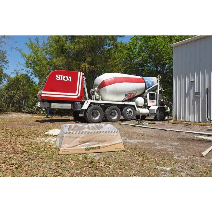 UltraTech 3516 Concrete Washout Berm Economy Model, Tan, 4 x 4 Feet, 1 Each