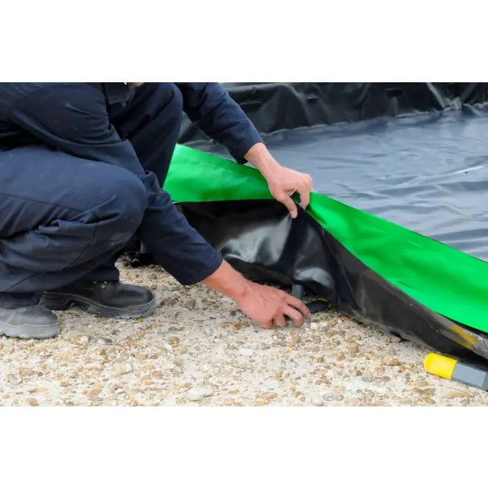 UltraTech 8400 Collapsible Wall Containment Berm, Black, 10 x 10 Feet, 1 Each