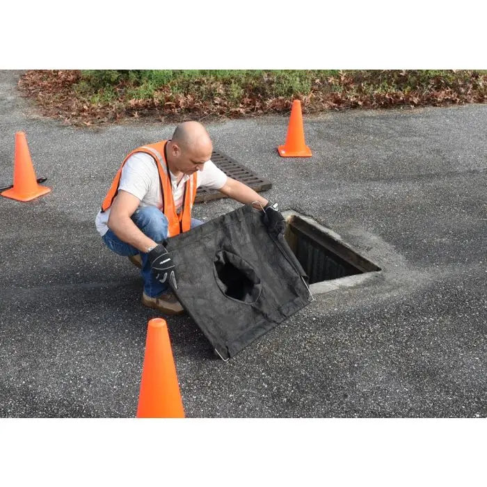 UltraTech 8936 Economy Frame Model Drain Guard, Black, Adjustable, Case of 10