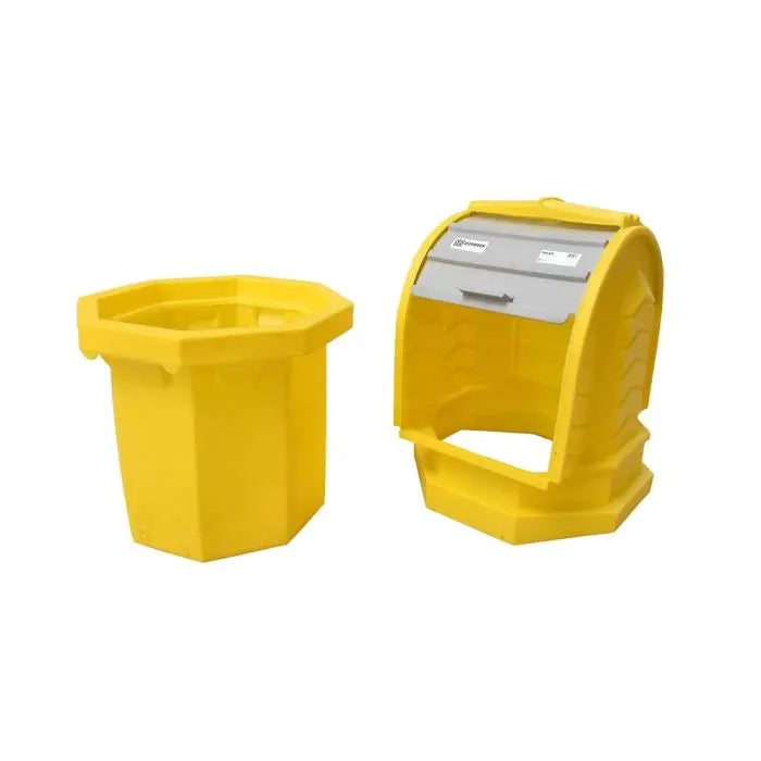 UltraTech 9640 P1 Plus Model Hard Top Spill Pallet - Without Drain, Yellow, 1-Drum, 1 Each