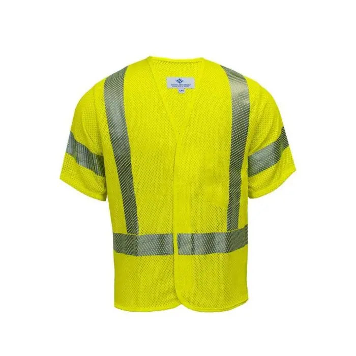 NSA V00HA3V VIZABLE FR Standard Hi-Vis Mesh Safety Vest, Type R Class 3