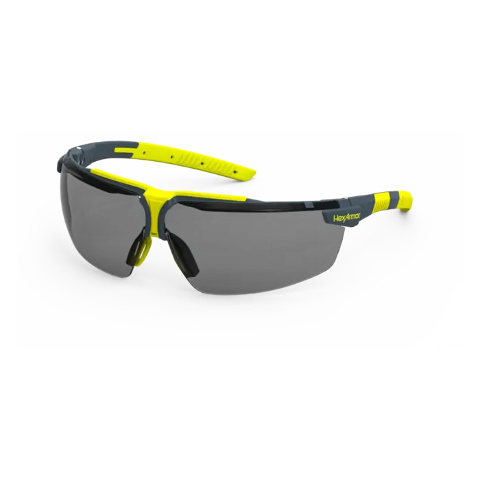 Hexarmor VS300 Multipurpose Anti Fog Scratch Resistant Safety Glasses Gray Lens 1 Pair