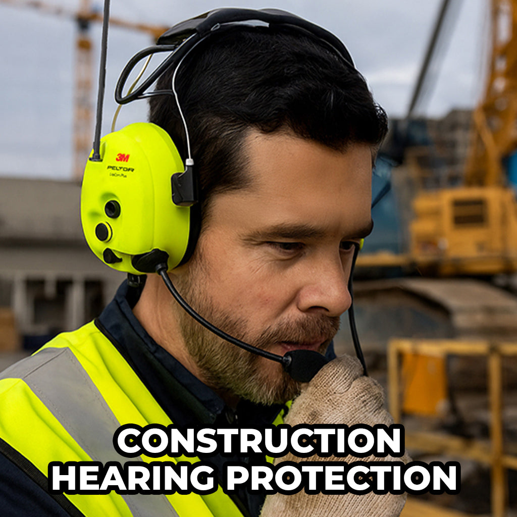 Construction Hearing Protection | Ear Plugs, Earmuffs, Headsets & More