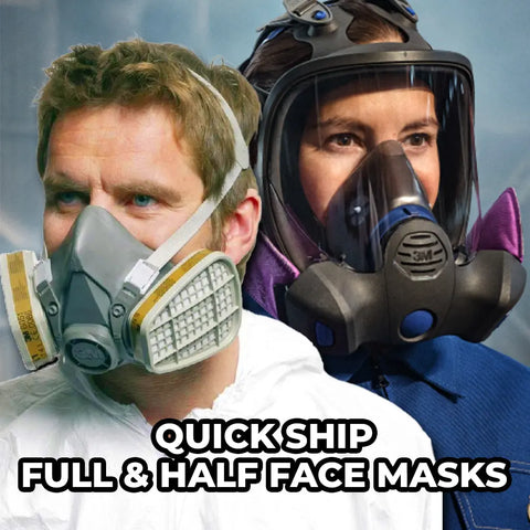 Quick Ship Full & Half Face Masks