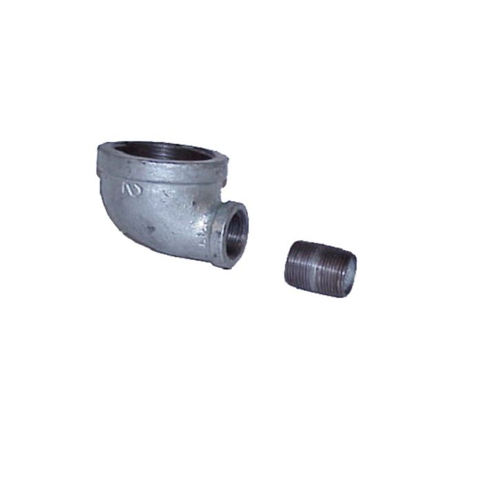 Justrite Cast-iron EL Fitting for Mounting Drum Vent No. 08101 or 08005 in 3/4" bung