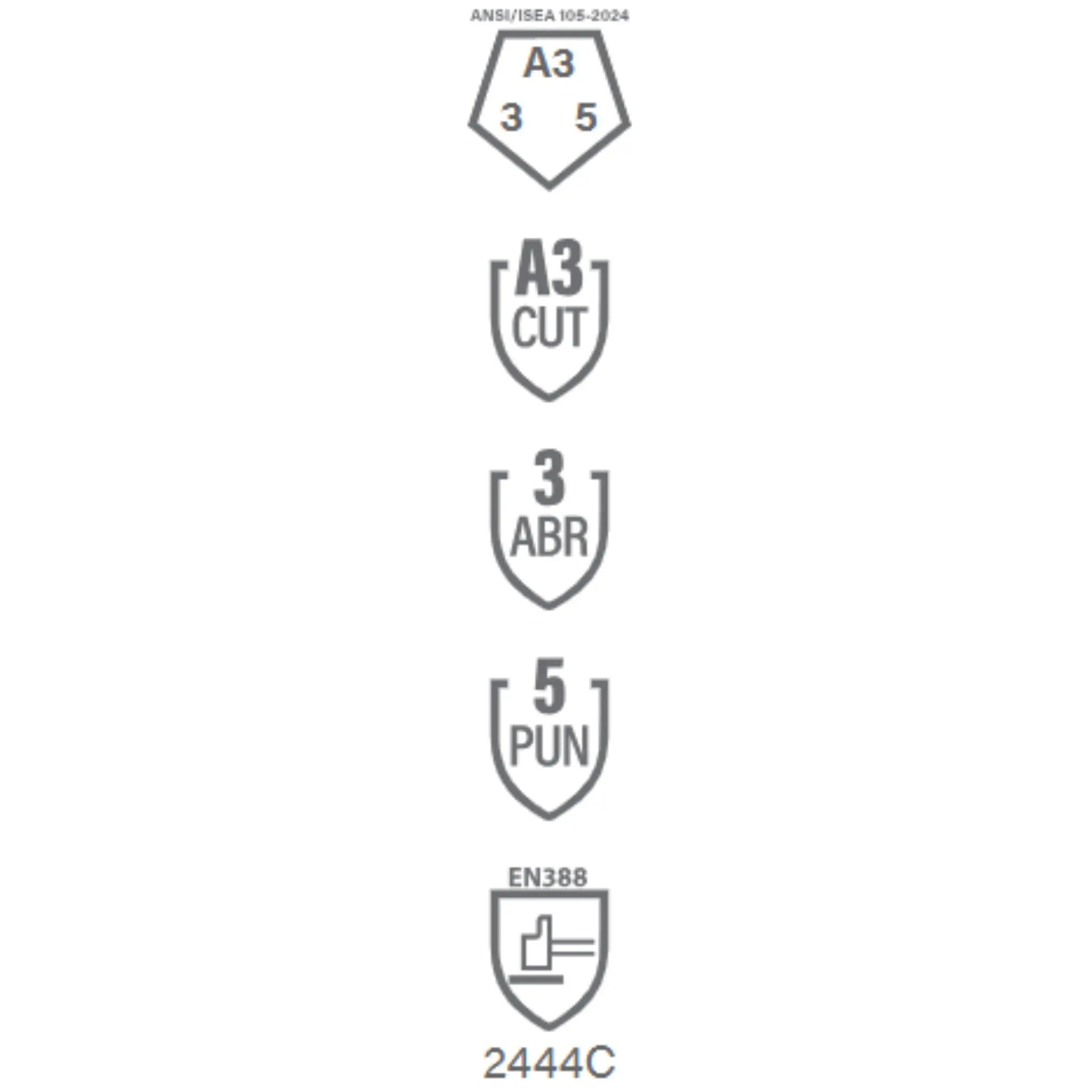 PIP G-Tek KEV 09-K1310 Seamless Knit Kevlar Glove With Latex Coated Crinkle Grip_Specs