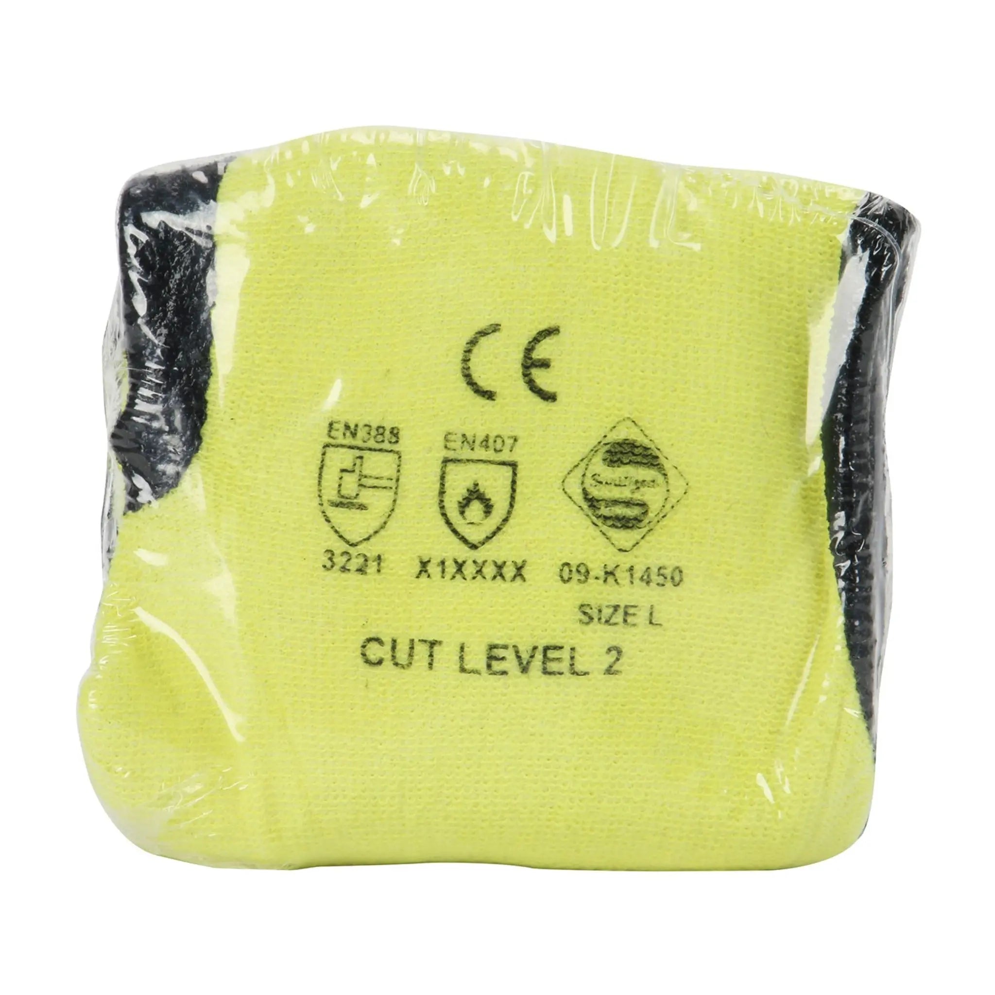 PIP G-Tek KEV 09-K1450V Seamless Knit DuPont Kevlar/Elastane Glove with Nitrile Coated Smooth Grip Work Gloves, Vend Ready_Shrink_Wrapped