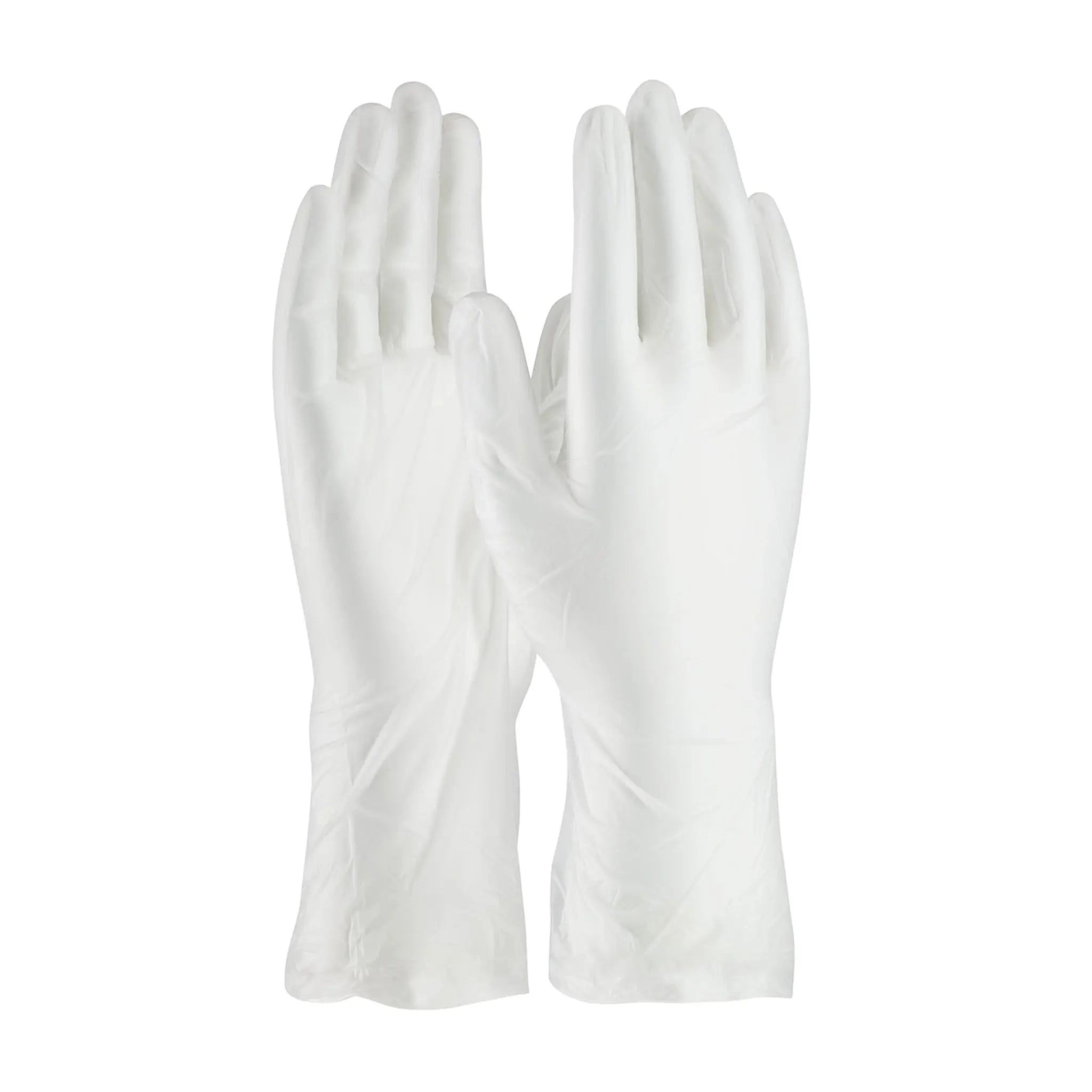 PIP CleanTeam 100-2830 Single Use Class 10 Cleanroom Vinyl Glove with Finger Textured Grip - 12_Main_Image