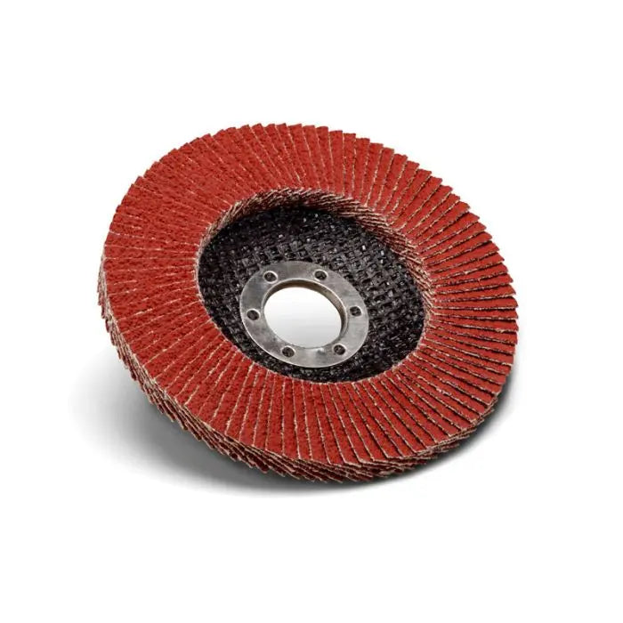 Standard Abrasives™ Ceramic Pro Type 27 Flap Disc 645109, 4-1/2 in x 7/8 40 Y-weight, 10 per case
