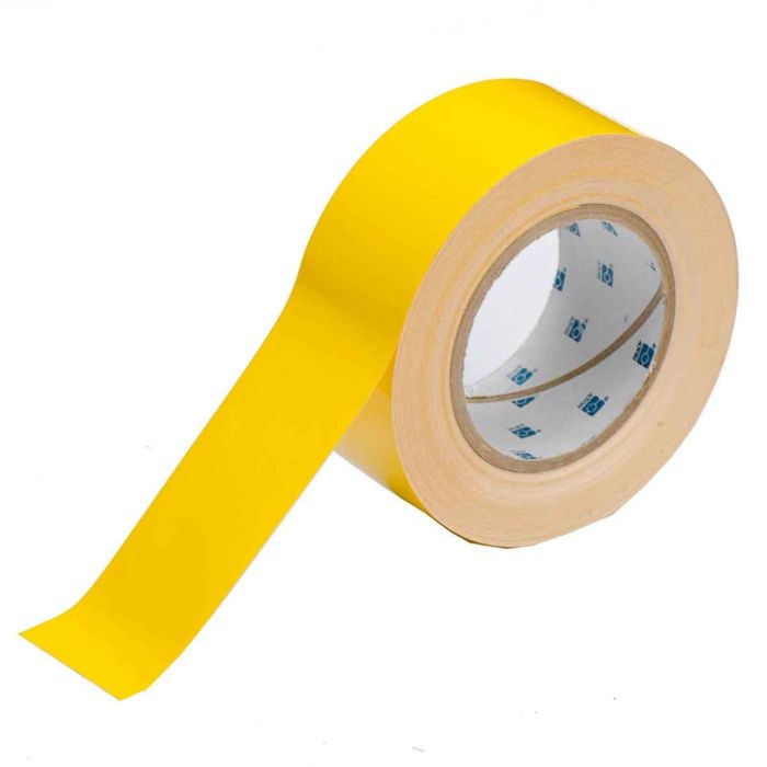 ToughStripe Floor Marking Tape Roll  Polyester Solid  Yellow 2" x 100'