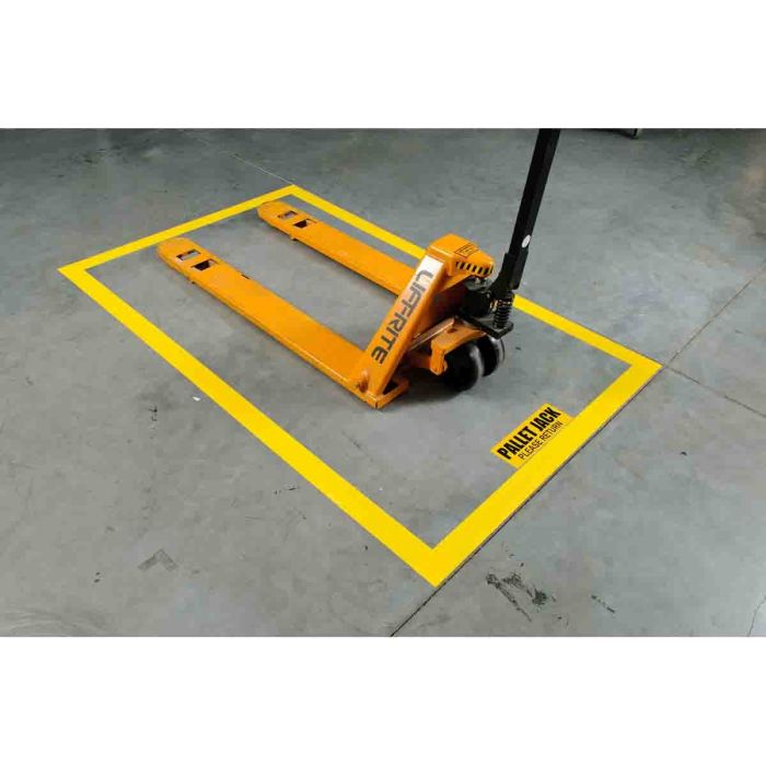 Brady ToughStripe Floor Marking Tape Roll Polyester Solid  Yellow 3" x 100'
