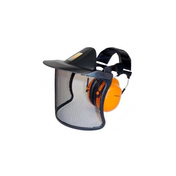 3M Brush Defender Visor System, Face Protection V40GH31A-1P, with H31A Ear Muff, Case of 1