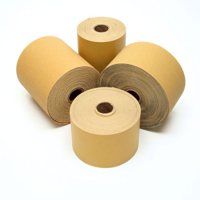 3M™ Stikit™ Gold Paper Sheet Roll 236U, 02696, P120, 4 1/2 in x 20 yd, 6 rolls per case