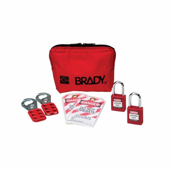 Brady® Personal Padlock Pouch Lockout Kit Personal Padlock Pouch Kit