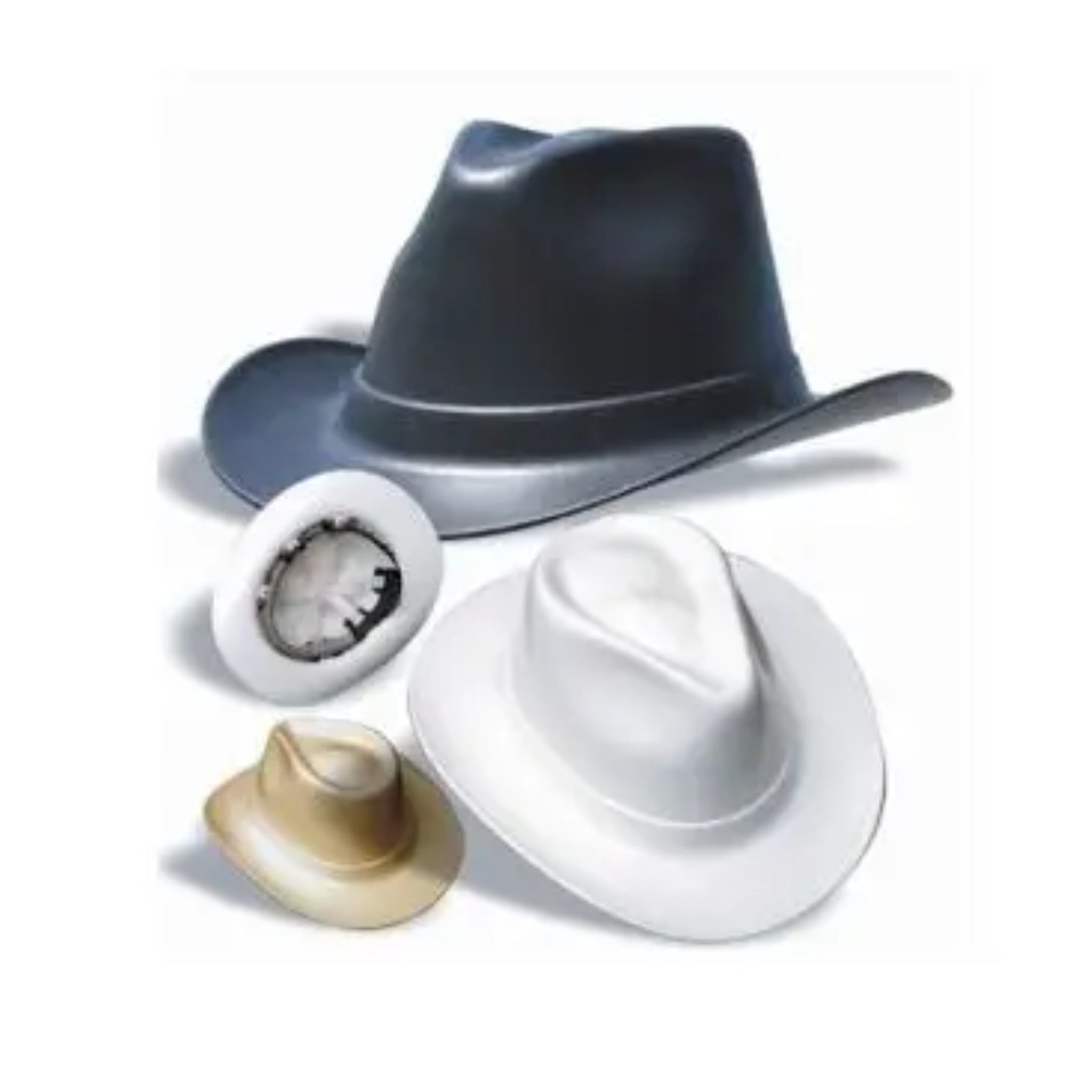Cowboy Hard Hat w/ 6 Point Ratchet Suspension-Main_Image