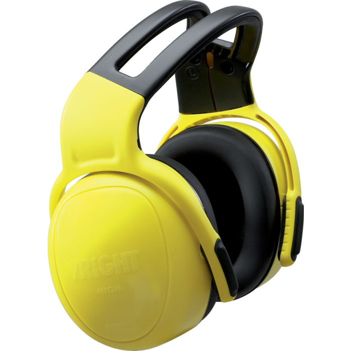 MSA left/RIGHT™ Headband Earmuff HIGH, Yellow, Earmuff (NRR 28)