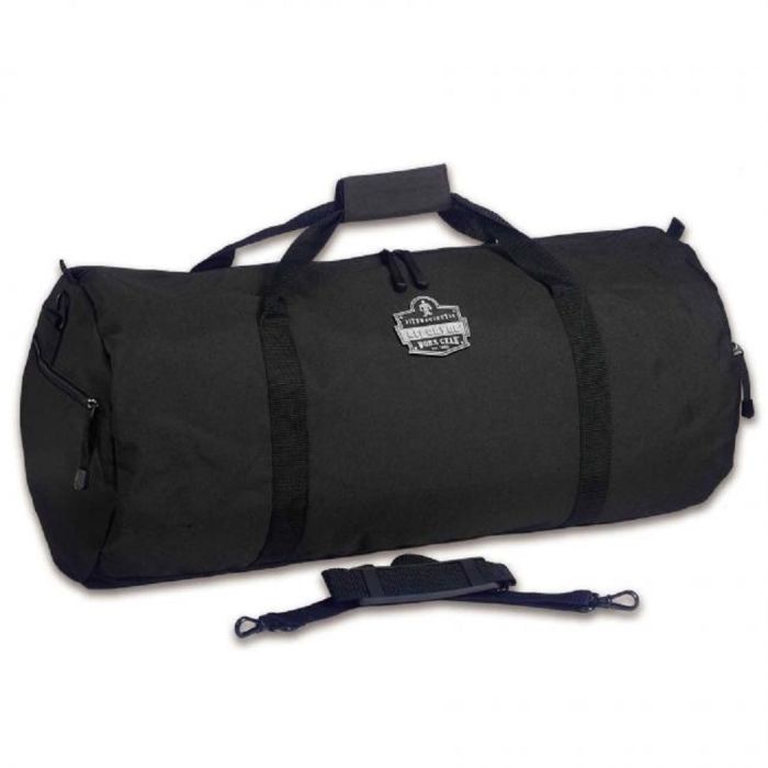 Ergodyne Arsenal 5020 General Duty Duffel Bag - Polyester Soft Sided, Black, Medium, 1 Each