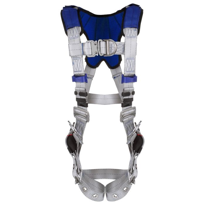 3M DBI-SALA ExoFit X100 Comfort Oil & Gas Climbing/Suspension Safety Harness, Gray, 1 Each