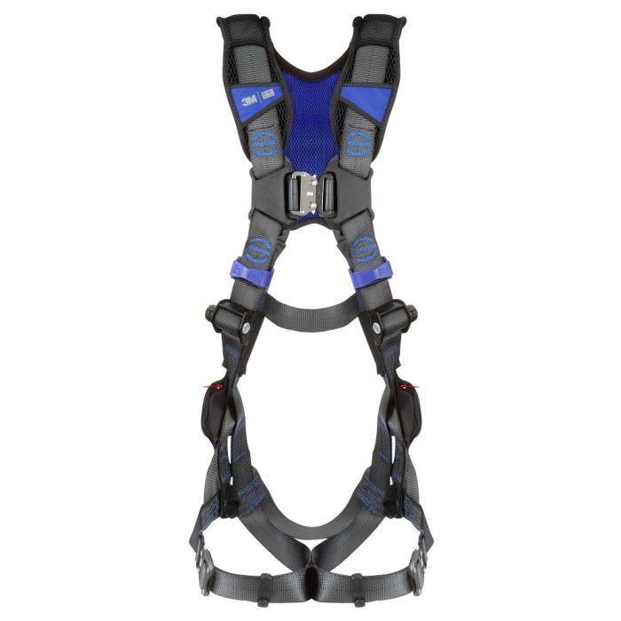 3M DBI-SALA ExoFit X300 X-Style Vest Safety Harness, Gray, 1 Each