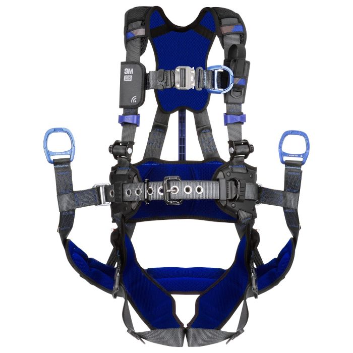 3M DBI-SALA ExoFit X300 Comfort Tower Climbing Safety Harness with Weight Distribution System, Gray, 1 Each