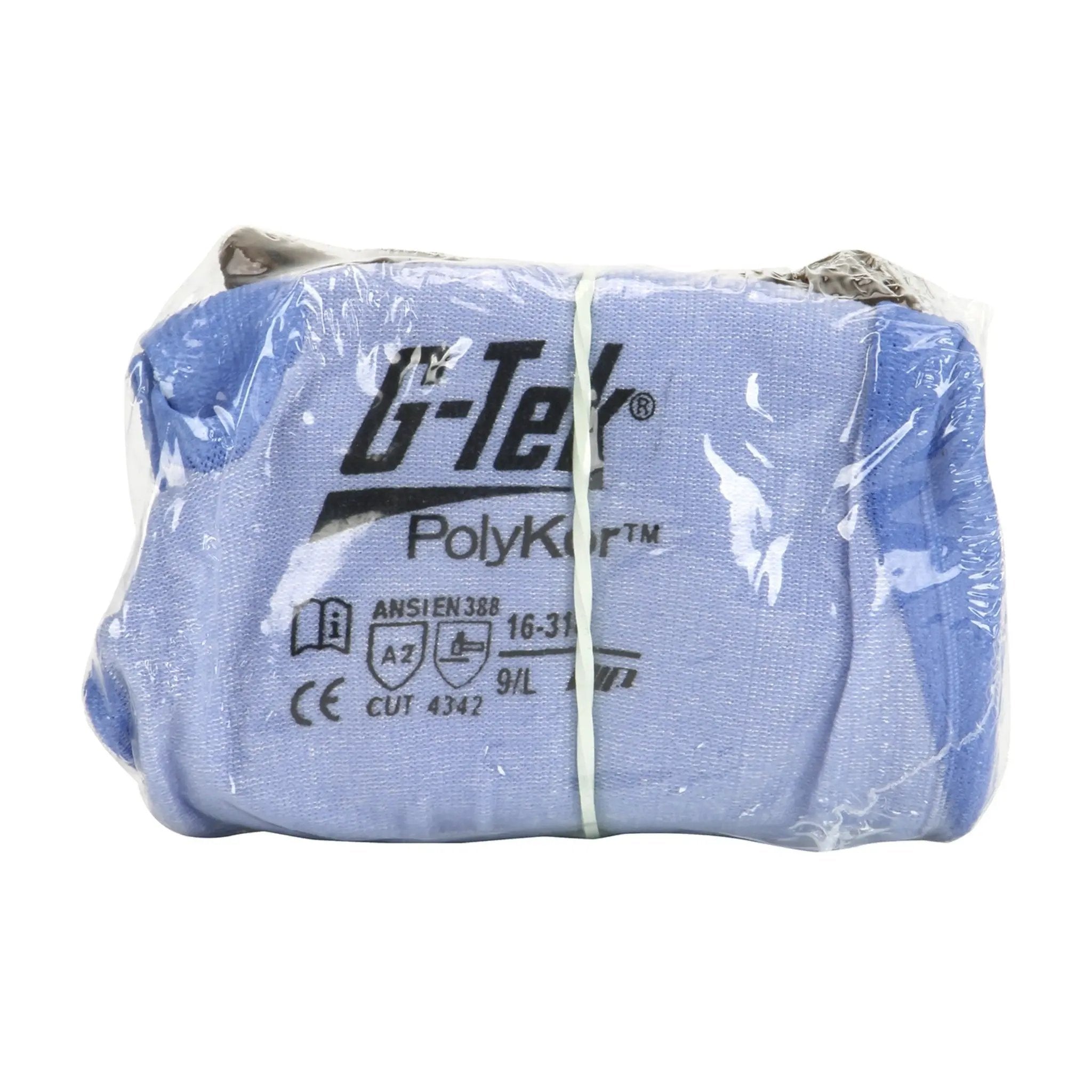 PIP G-Tek PolyKor 16-318V Seamless Knit PolyKor Blended Glove with Polyurethane Coated Grip, Vend Ready_Shrink_Wrapped