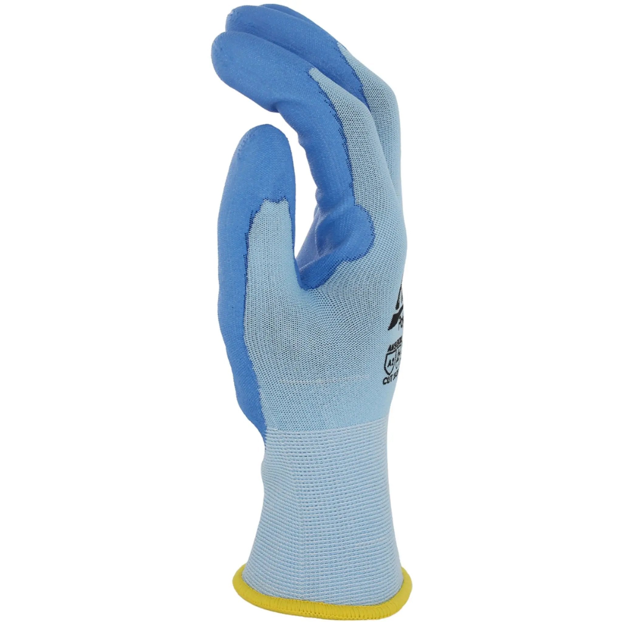 PIP G-Tek 16-322 PolyKor Blended Glove with Polyurethane Coated Flat Grip on Palm and Fingers_Side_Image_2