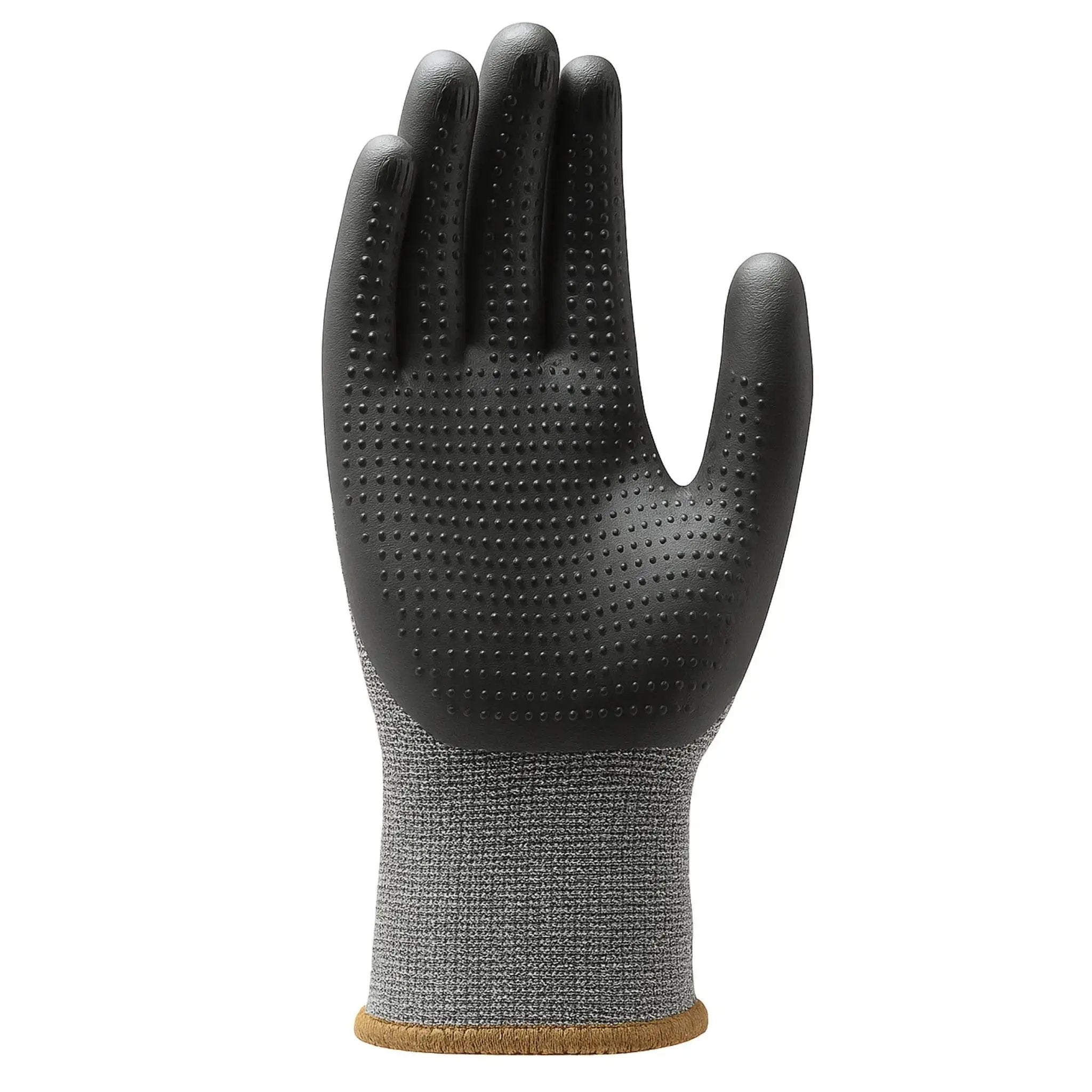 PIP G-Tek PolyKor 16-348 Seamless Knit PolyKor Blended Glove with Nitrile Coated Foam Grip_Front_Image