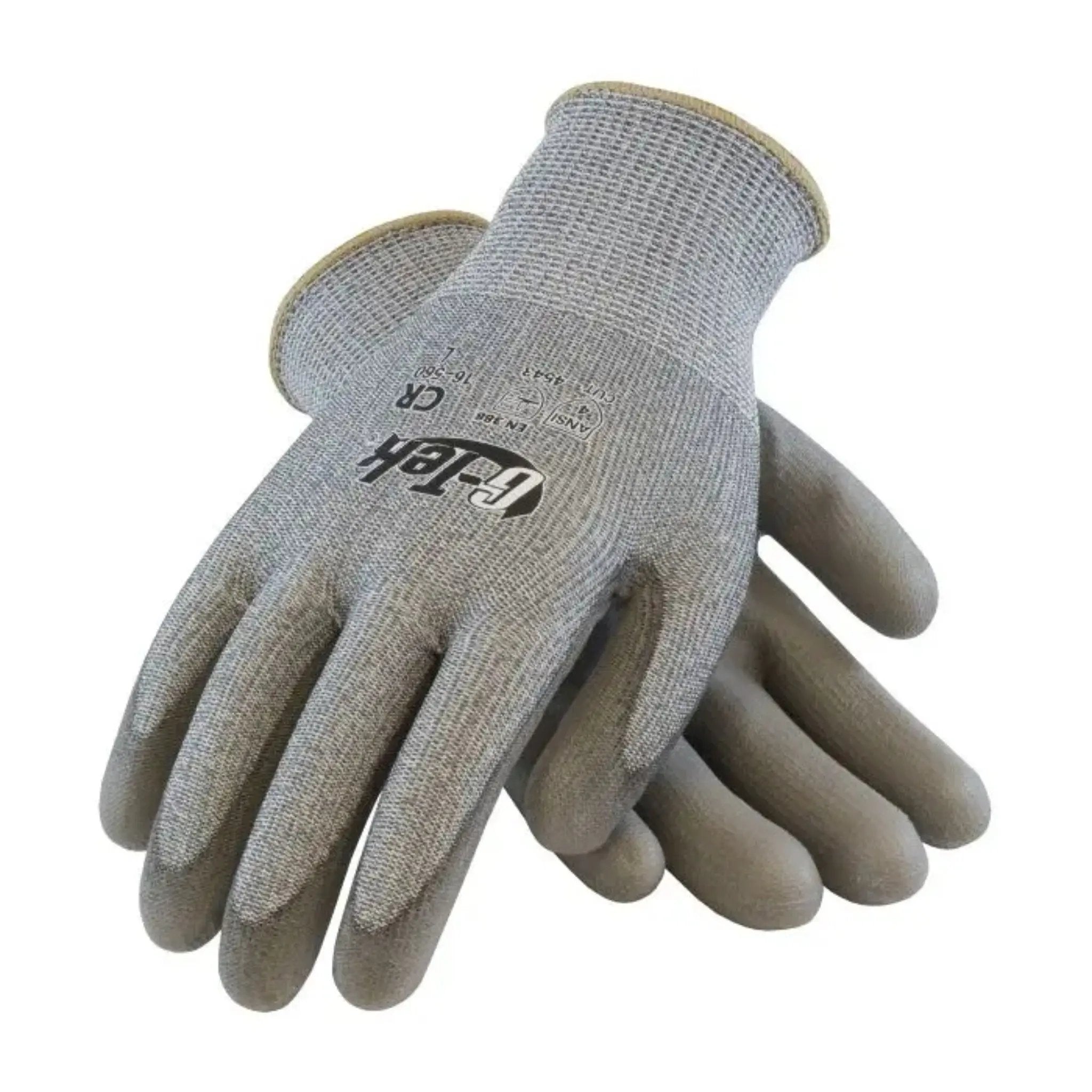 PIP G-Tek PolyKor 16-560V Seamless Knit PolyKor Blended Glove with Polyurethane Coated Flat Grip, Vend Ready_Back_Image
