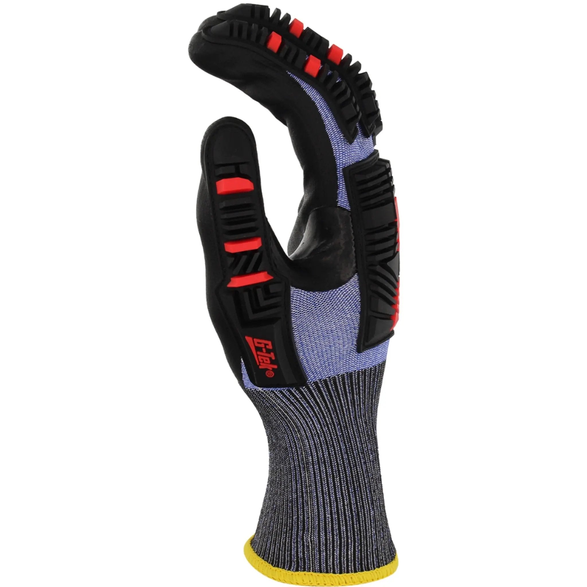 PIP G-Tek PolyKor X7 16-MP585 Seamless Knit PolyKor X7 Blended Glove with Impact Protection and NeoFoam Coated Palm and Fingers_Side_Image